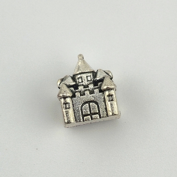 Silver Tone Castle European Charm Bead Fairytale Princess Bracelet Jewelry - Picture 1 of 2